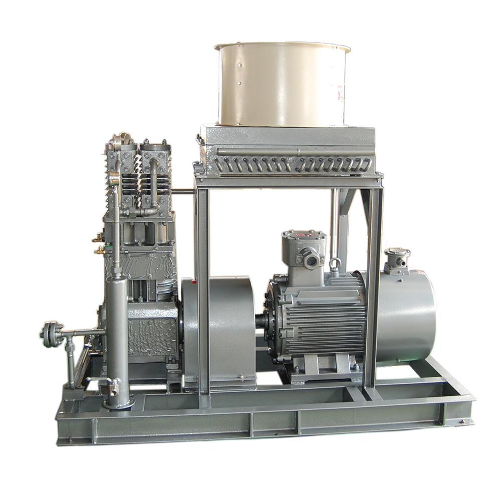 What is the reason for the high exhaust temperature of hydrogen compressor?